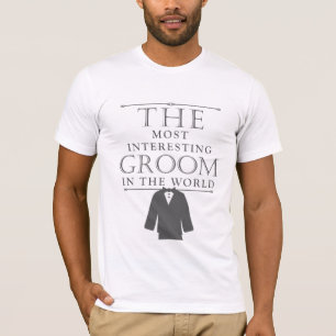 Het interessantste T-shirt van de Groom Bachelor, 