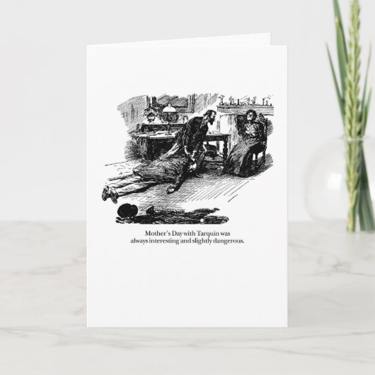 Het Interesseren van Tarquin en van de Moeder Kaart (Voorkant)