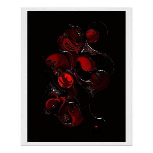 "Het interfererende sentiment", glanzend Poster (Voorkant)