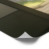 Het interieur van een gezellig huis poster (Hoek)