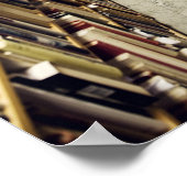 Het interieur van een tweedehands boekwinkel Zwede Poster (Hoek)