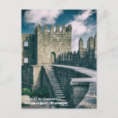 Het interieur van Guimaraes Castle. Guimaraes, Por Briefkaart (Voorkant)