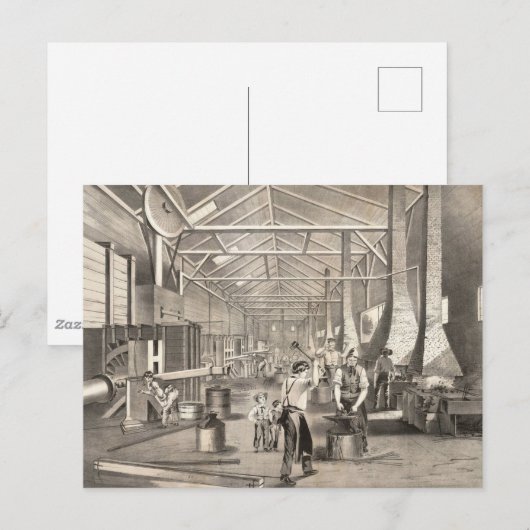 Het interieur van H.C. Redington & Company Briefkaart (Voorkant / Achterkant)