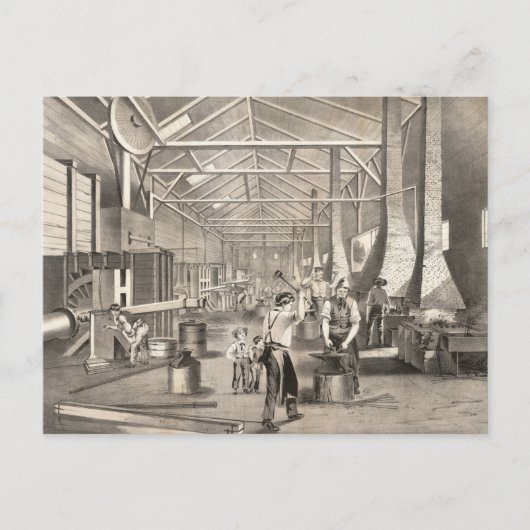 Het interieur van H.C. Redington & Company Briefkaart (Voorkant)
