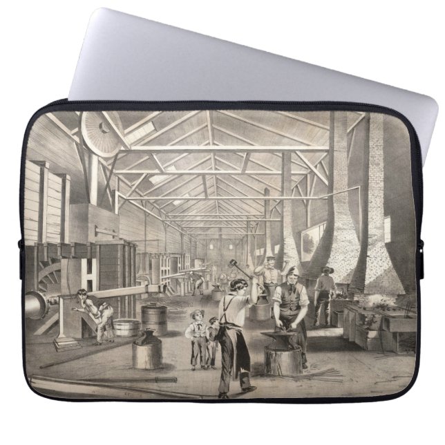 Het interieur van H.C. Redington & Company Laptop Sleeve (Voorkant)