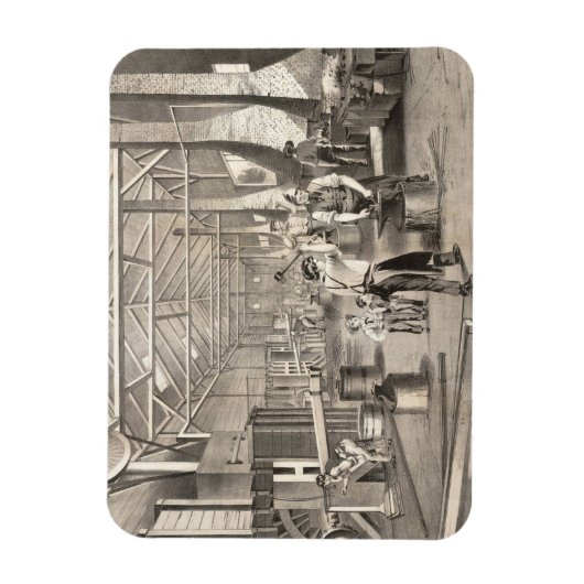 Het interieur van H.C. Redington & Company Magneet (Verticaal)