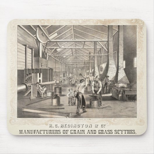 Het interieur van H.C. Redington & Company Muismat (Voorkant)