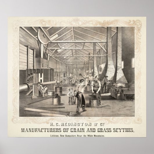 Het interieur van H.C. Redington & Company Poster (Voorkant)