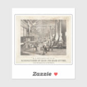 Het interieur van H.C. Redington & Company Sticker (Vel)