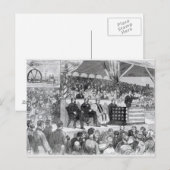 Het internationale katoenoverzicht van Atlanta Briefkaart (Voorkant / Achterkant)