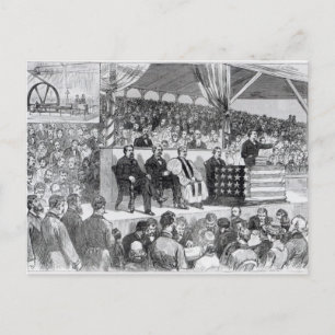 Het internationale katoenoverzicht van Atlanta Briefkaart