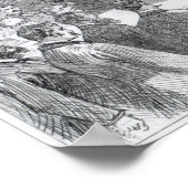 Het internationale katoenoverzicht van Atlanta Poster (Hoek)