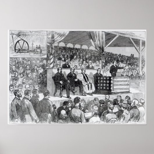 Het internationale katoenoverzicht van Atlanta Poster (Voorkant)