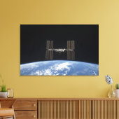Het internationale ruimtestation 10 canvas afdruk (Insitu (Woonkamer))