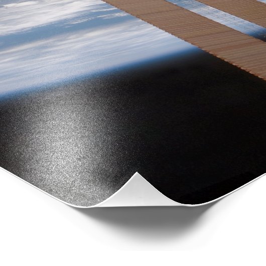 Het internationale ruimtestation 10 foto afdruk (Hoek)