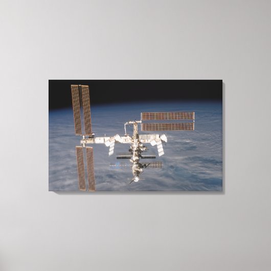 Het internationale ruimtestation 7 canvas afdruk (Voorkant)