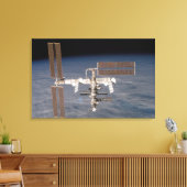 Het internationale ruimtestation 7 canvas afdruk (Insitu (Woonkamer))