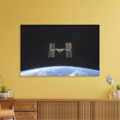 Het internationale ruimtestation 7 canvas afdruk (Insitu (Woonkamer))