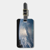 Het internationale ruimtestation boven de Atlantis Bagagelabel (Voorkant verticaal)