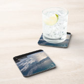 Het internationale ruimtestation boven de Atlantis Bier Onderzetter (Rechterzijde)