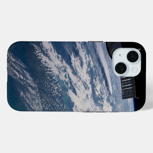 Het internationale ruimtestation boven de Atlantis Case-Mate iPhone Case (Achterkant (horizontaal))