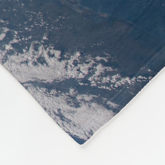 Het internationale ruimtestation boven de Atlantis Fleece Deken (Hoek)