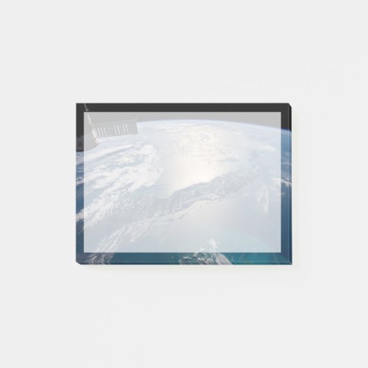 Het internationale ruimtestation boven de Atlantis Post-it® Notes (Voorkant)