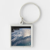 Het internationale ruimtestation boven de Atlantis Sleutelhanger (Voorkant)