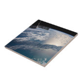 Het internationale ruimtestation boven de Atlantis Tegeltje (Zijkant)