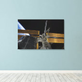 Het internationale ruimtestation canvas afdruk (Insitu (Houten vloer))