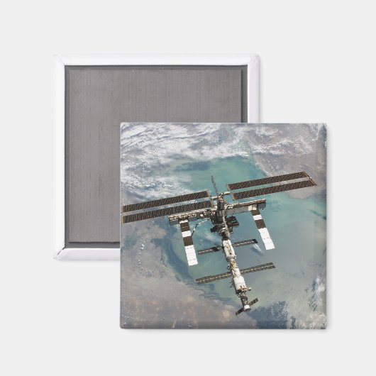 Het internationale ruimtestation magneet (Voorkant / Achterkant)
