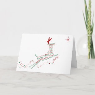 Het internationale Wenskaart van Kerstmis Feestdagen Kaart