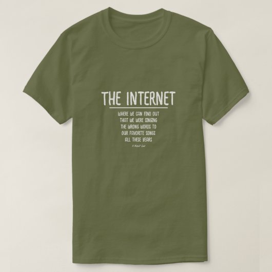 Het Internet (2) - Een MisterP T-shirt (Design voorkant)