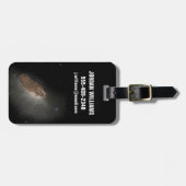 Het interstellaire object Oumuamua. Bagagelabel (Voorkant horizontaal)