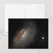Het interstellaire object Oumuamua. Briefkaart (Voorkant / Achterkant)