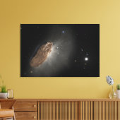 Het interstellaire object Oumuamua. Canvas Afdruk (Insitu (Woonkamer))