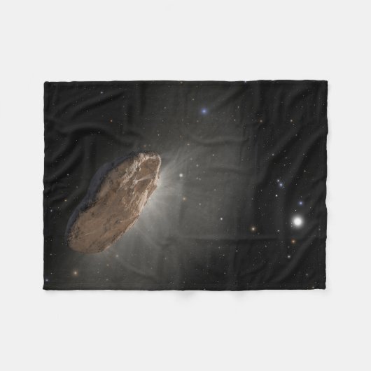 Het interstellaire object Oumuamua. Fleece Deken (Voorkant (Horizontaal))