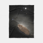 Het interstellaire object Oumuamua. Fleece Deken (Voorkant)