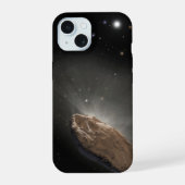Het interstellaire object Oumuamua. iPhone 15 Case (Achterkant)