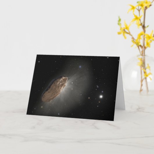 Het interstellaire object Oumuamua. Kaart (Gele Bloem)