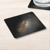 Het interstellaire object Oumuamua. Kartonnen Onderzetters (Schuin)