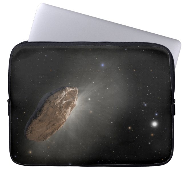 Het interstellaire object Oumuamua. Laptop Sleeve (Voorkant)