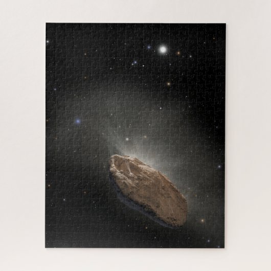 Het interstellaire object Oumuamua. Legpuzzel (Verticaal)