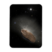 Het interstellaire object Oumuamua. Magneet (Verticaal)