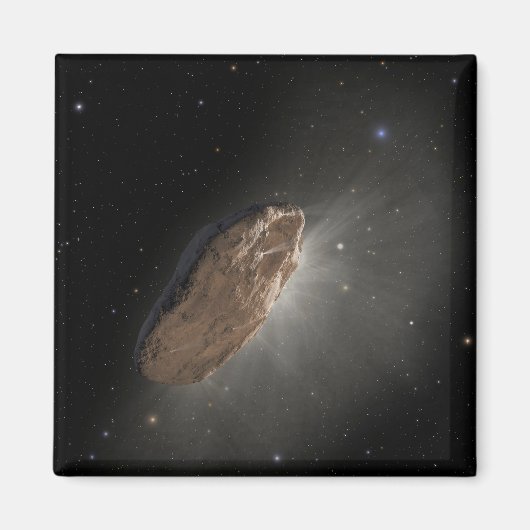 Het interstellaire object Oumuamua. Magneet (Voorkant)
