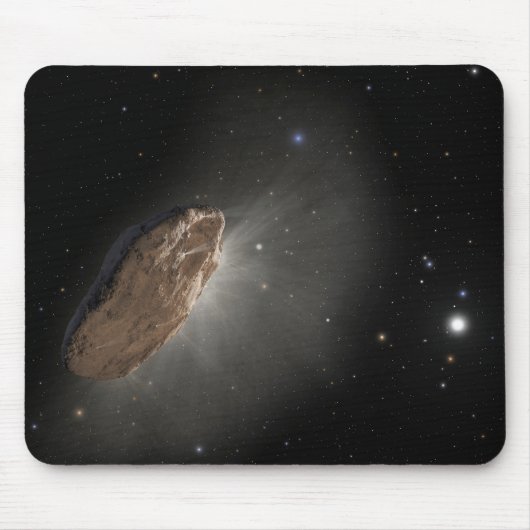 Het interstellaire object Oumuamua. Muismat (Voorkant)