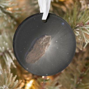 Het interstellaire object Oumuamua. Ornament