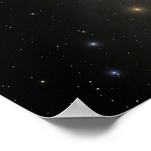 Het interstellaire object Oumuamua. Poster (Hoek)