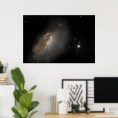 Het interstellaire object Oumuamua. Poster (Thuiskantoor)