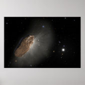 Het interstellaire object Oumuamua. Poster (Voorkant)